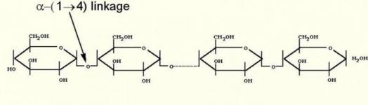 Amylose The chemical structure of amylose