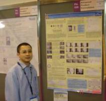 Tri Tuladhar at the congress poster session