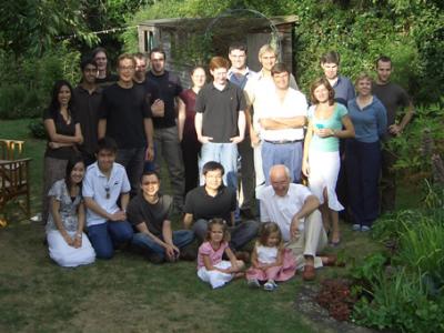 High tea Group members and guests at high tea