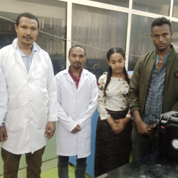 Students in Ethiopia on ReachSci global programme 